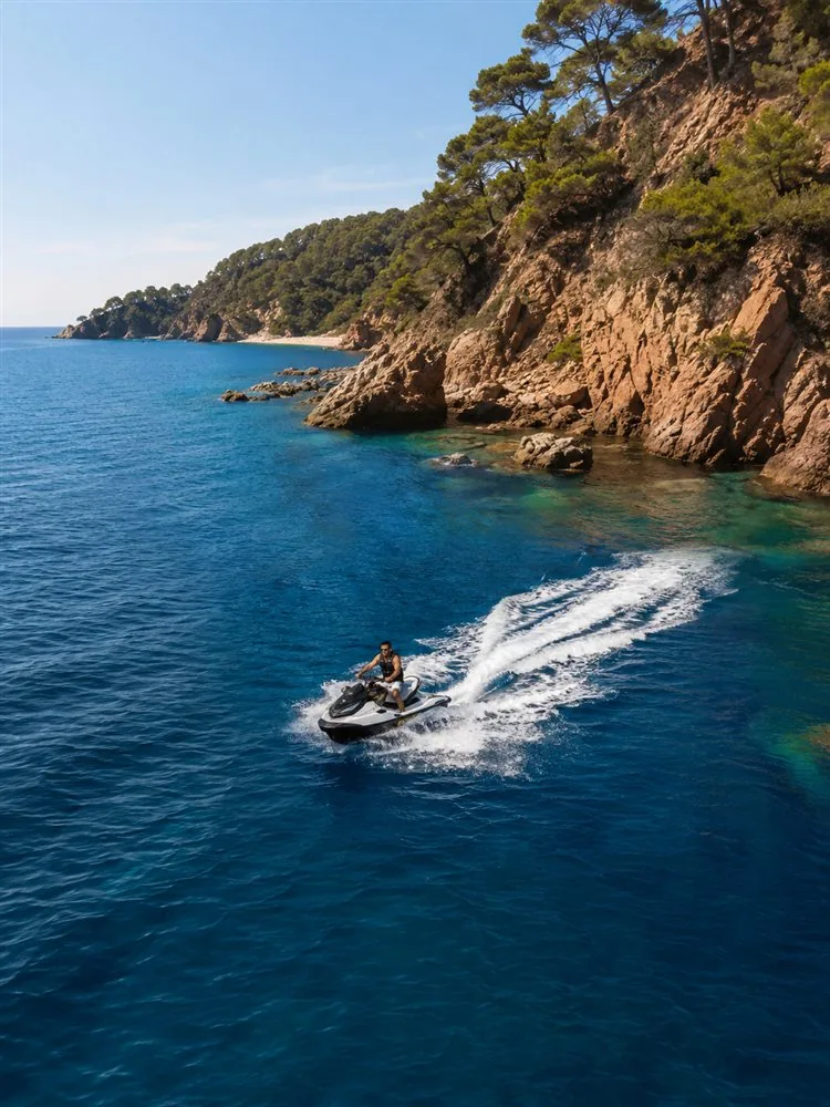 Jet ski on the water